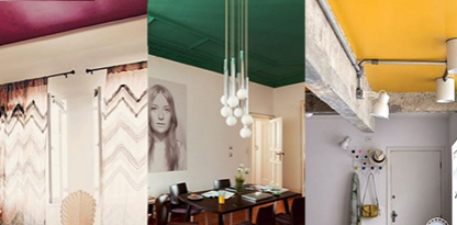 Tendência em decoração: Tetos coloridos
