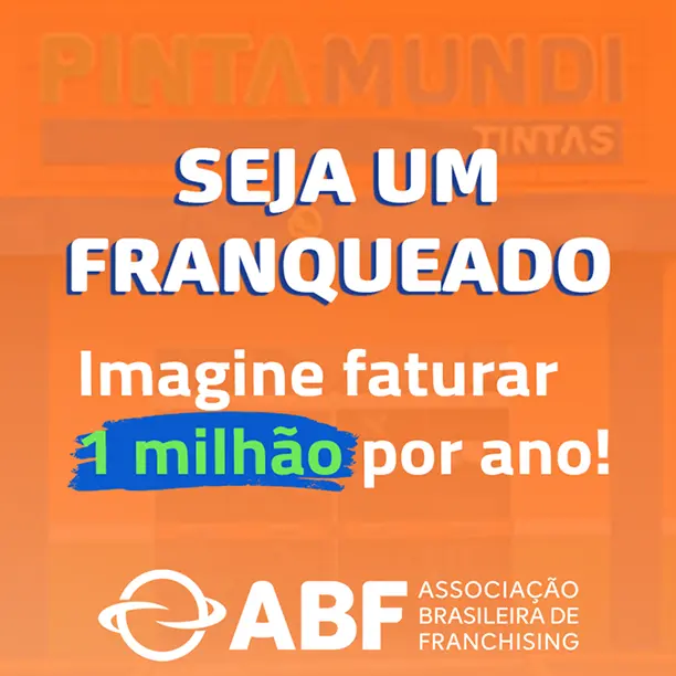 Seja um franqueado Pinta Mundi. Imagine faturar 1 milhão por ano!